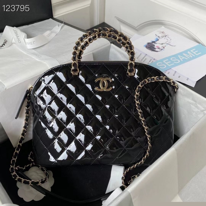 Ch*el top handle bags